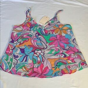 Vibrant Floral Camisole Top